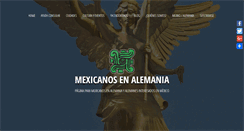Desktop Screenshot of mexicanosenalemania.com
