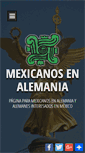 Mobile Screenshot of mexicanosenalemania.com