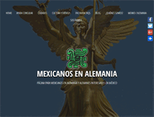 Tablet Screenshot of mexicanosenalemania.com